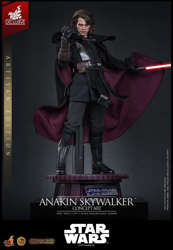 Star Wars Episode III: Die Rache der Sith Movie Masterpiece Actionfigur 1/6 Anakin Skywalker (Concept Art Version) (Artisan Edition) Hot Toys Exclusive 31 cm