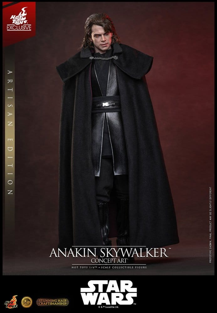 Star Wars Episode III: Die Rache der Sith Movie Masterpiece Actionfigur 1/6 Anakin Skywalker (Concept Art Version) (Artisan Edition) Hot Toys Exclusive 31 cm