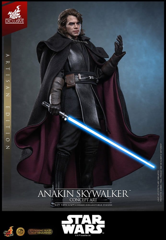 Star Wars Episode III: Die Rache der Sith Movie Masterpiece Actionfigur 1/6 Anakin Skywalker (Concept Art Version) (Artisan Edition) Hot Toys Exclusive 31 cm