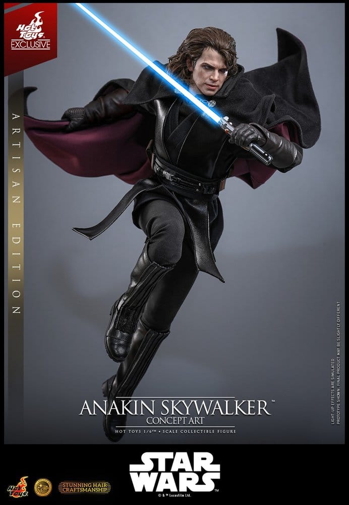 Star Wars Episode III: Die Rache der Sith Movie Masterpiece Actionfigur 1/6 Anakin Skywalker (Concept Art Version) (Artisan Edition) Hot Toys Exclusive 31 cm