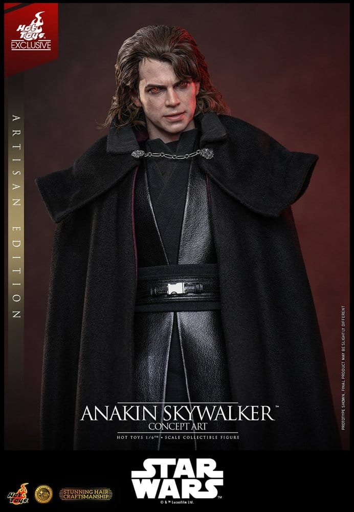 Star Wars Episode III: Die Rache der Sith Movie Masterpiece Actionfigur 1/6 Anakin Skywalker (Concept Art Version) (Artisan Edition) Hot Toys Exclusive 31 cm
