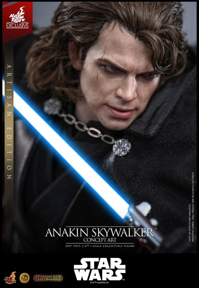 Star Wars Episode III: Die Rache der Sith Movie Masterpiece Actionfigur 1/6 Anakin Skywalker (Concept Art Version) (Artisan Edition) Hot Toys Exclusive 31 cm