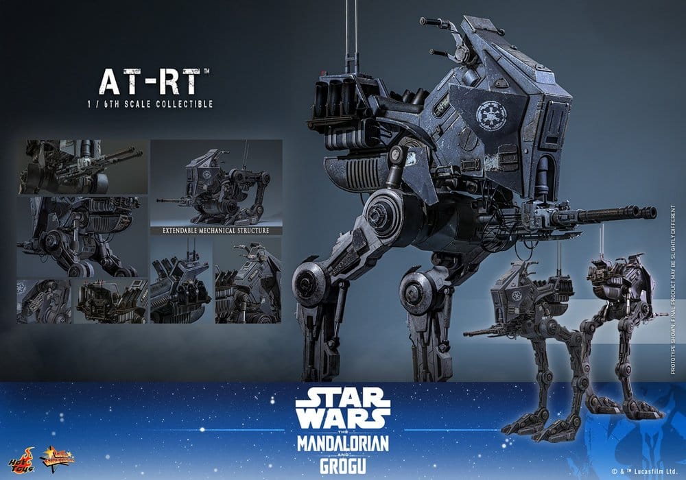 Star Wars: The Mandalorian & Grogu Movie Masterpiece Fahrzeug 1/6 AT-RT 60 cm
