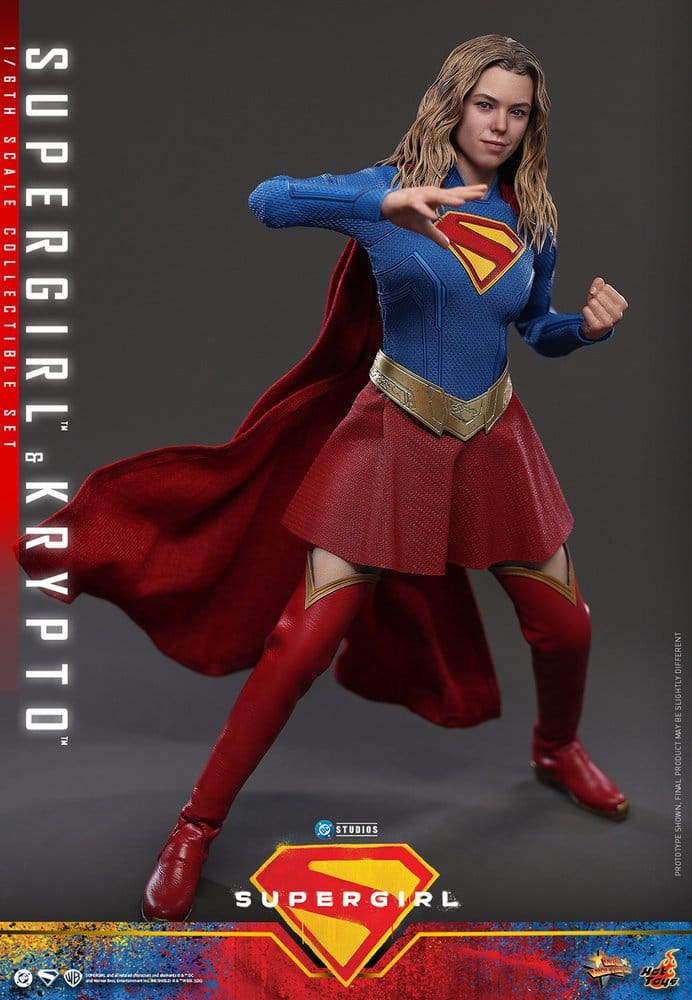 DC Comics Movie Masterpiece Actionfiguren Set Supergirl & Krypto 28 cm