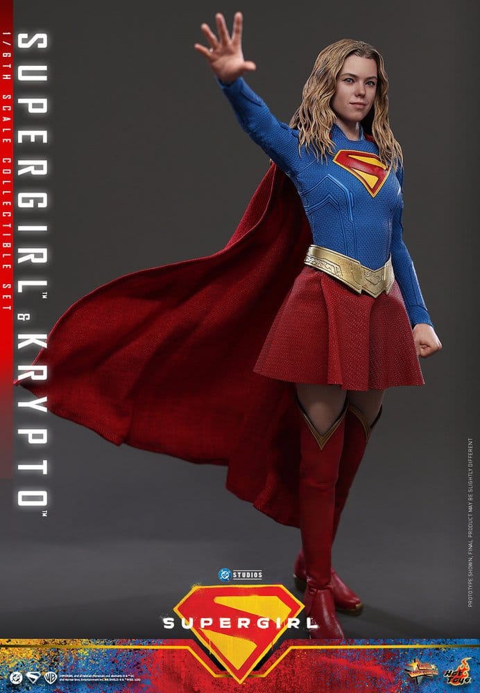 DC Comics Movie Masterpiece Actionfiguren Set Supergirl & Krypto 28 cm
