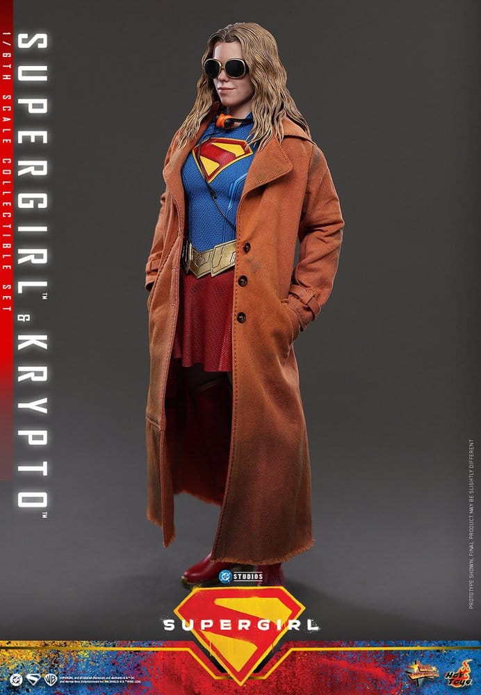 DC Comics Movie Masterpiece Actionfiguren Set Supergirl & Krypto 28 cm