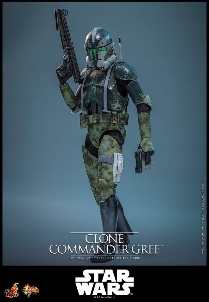 Star Wars Movie Masterpiece Actionfigur 1/6 Clone Commander Gree 30 cm