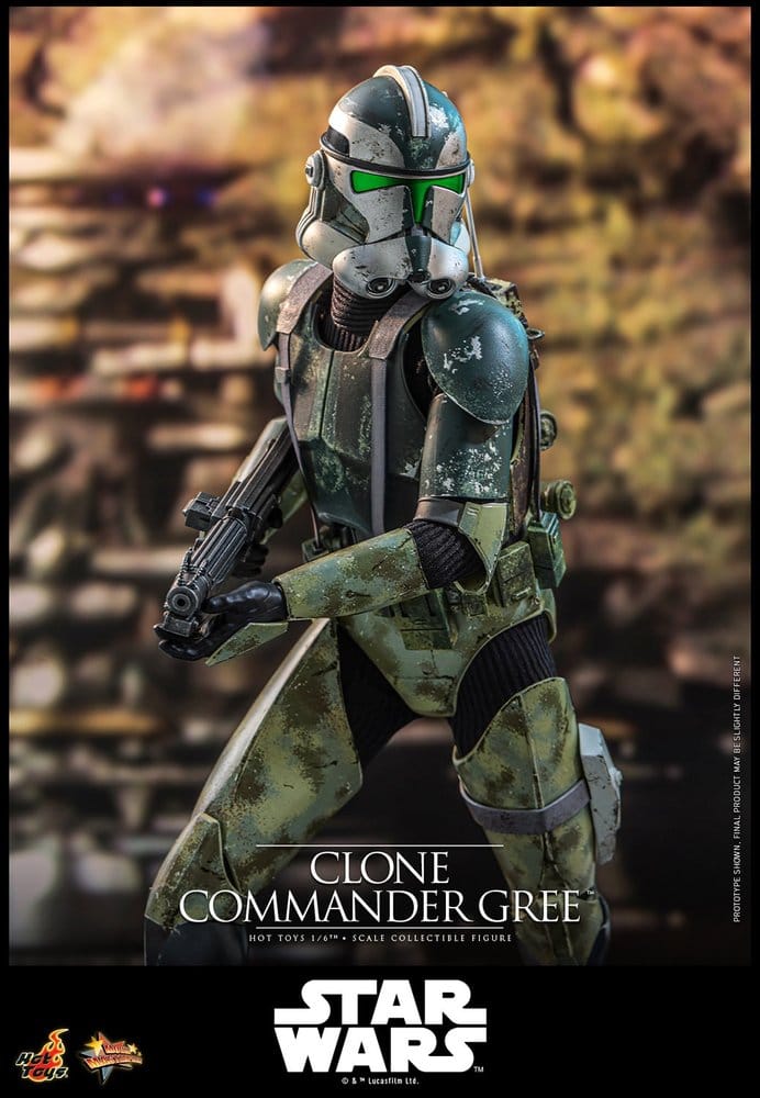 Star Wars Movie Masterpiece Actionfigur 1/6 Clone Commander Gree 30 cm