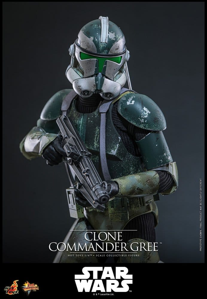 Star Wars Movie Masterpiece Actionfigur 1/6 Clone Commander Gree 30 cm