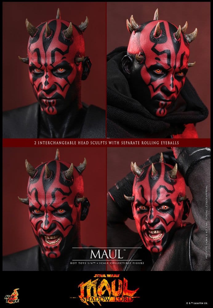 Star Wars: Maul - Shadow Lord Television Masterpiece Actionfigur 1/6 Maul 29 cm