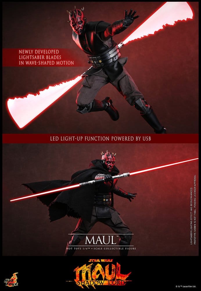 Star Wars: Maul - Shadow Lord Television Masterpiece Actionfigur 1/6 Maul 29 cm