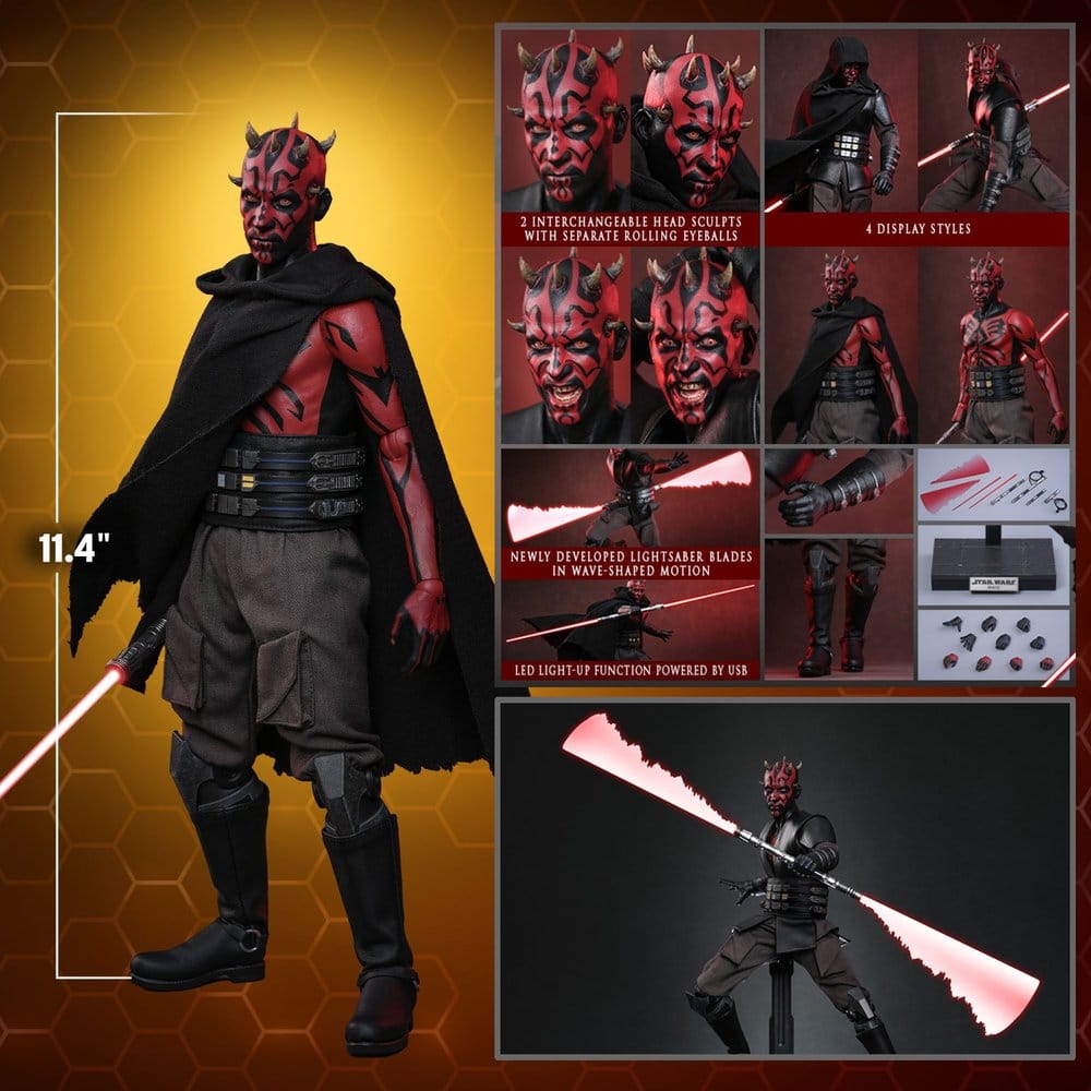 Star Wars: Maul - Shadow Lord Television Masterpiece Actionfigur 1/6 Maul 29 cm