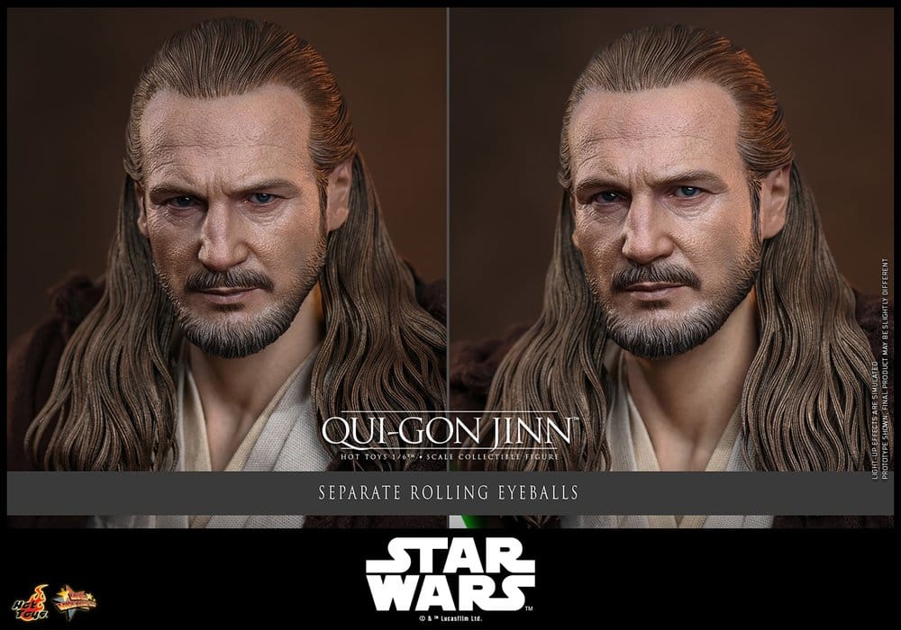 Star Wars: Die dunkle Bedrohung Movie Masterpiece Actionfigur 1/6 Qui-Gon Jinn (Artisan Edition) Hot Toys Exclusive 32 cm