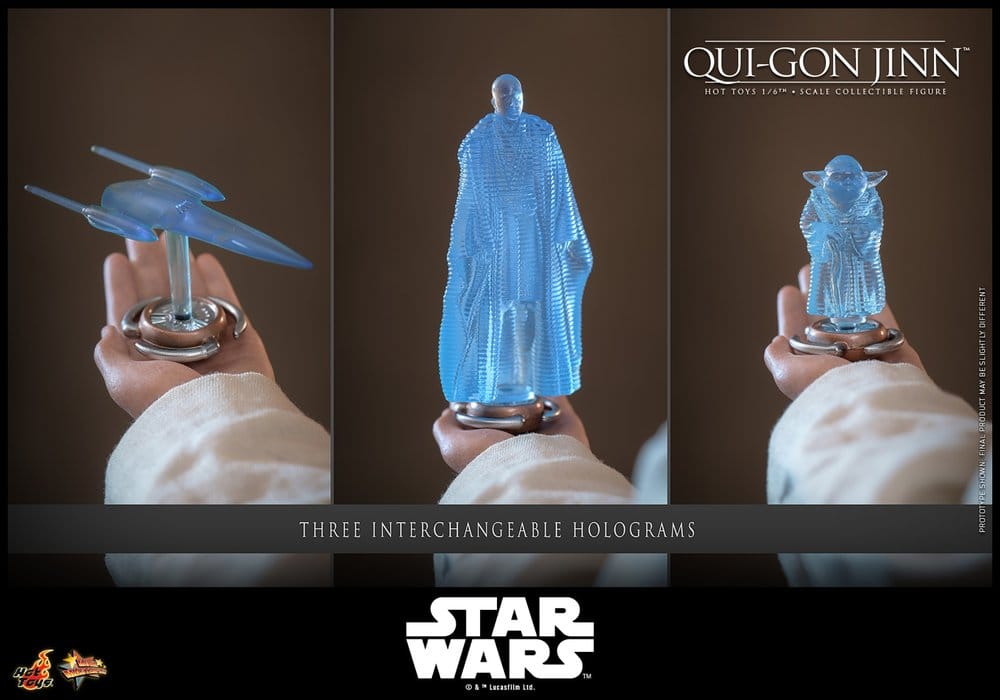 Star Wars: Die dunkle Bedrohung Movie Masterpiece Actionfigur 1/6 Qui-Gon Jinn (Artisan Edition) Hot Toys Exclusive 32 cm