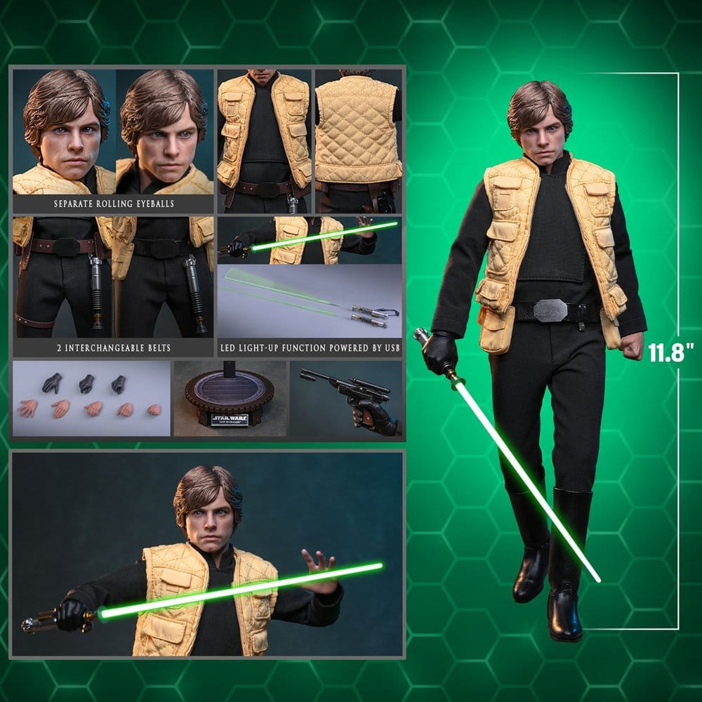 Star Wars Comic Masterpiece Actionfigur 1/6 Luke Skywalker (Shadows Of The Empire) (Hot Toys Exclusive) 28 cm