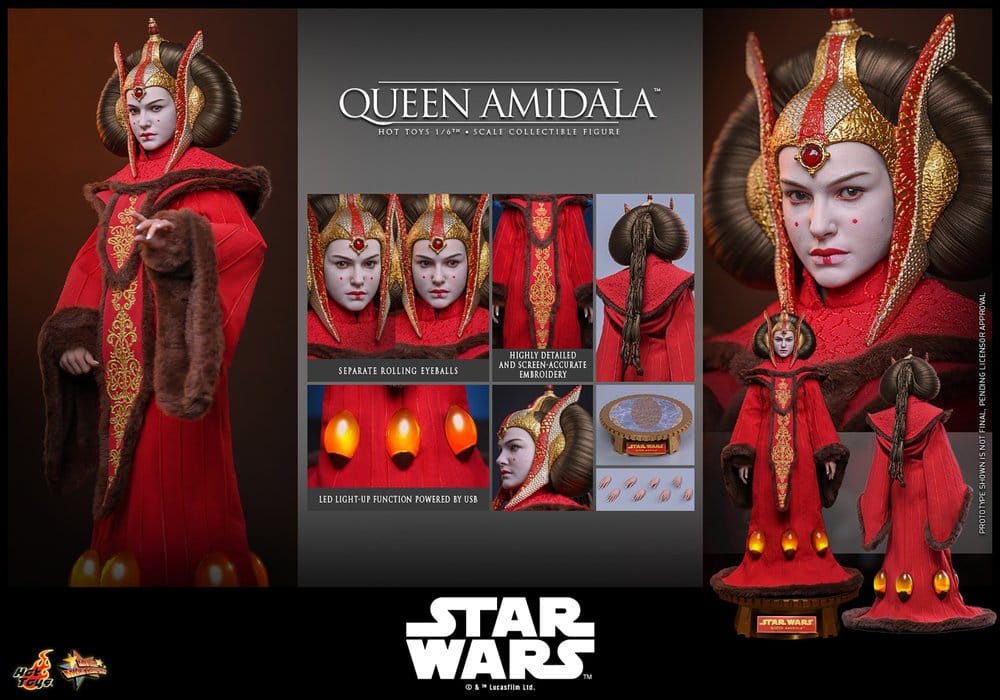 Star Wars Movie Masterpiece Actionfigur 1/6 Queen Amidala 28 cm