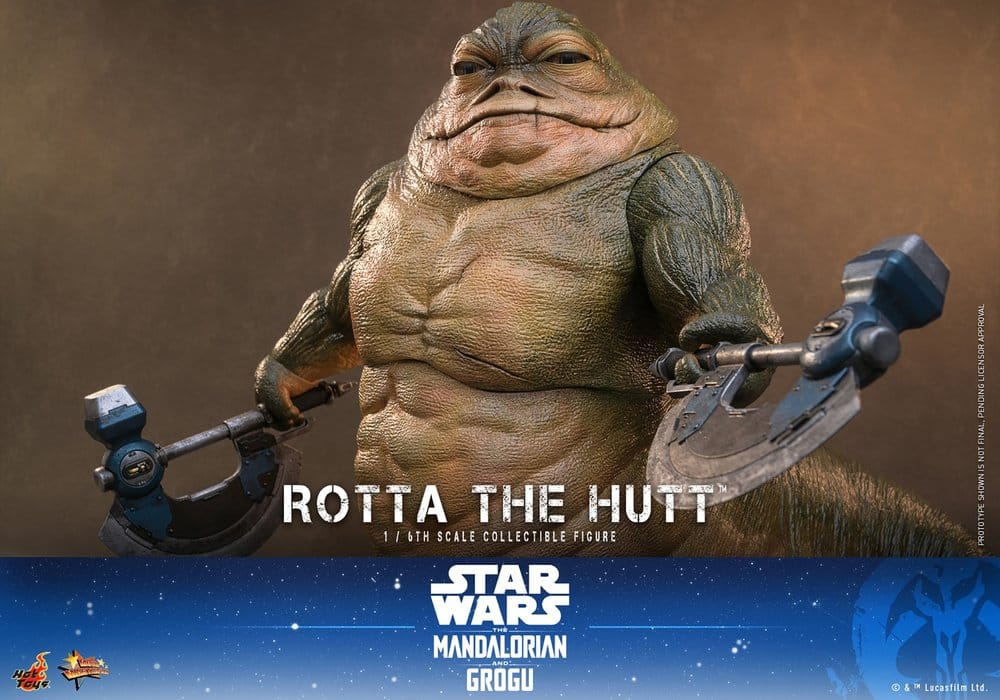 Star Wars Movie Masterpiece Actionfigur 1/6 Rotta The Hutt 32 cm