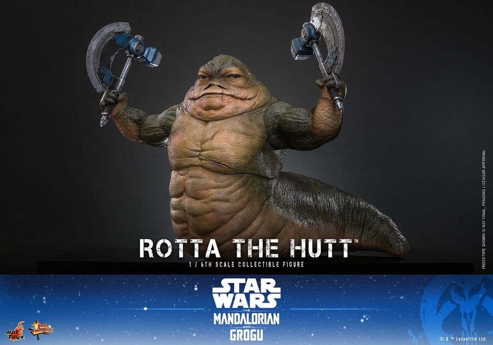 Star Wars Movie Masterpiece Actionfigur 1/6 Rotta The Hutt 32 cm