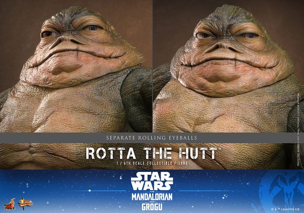 Star Wars Movie Masterpiece Actionfigur 1/6 Rotta The Hutt 32 cm
