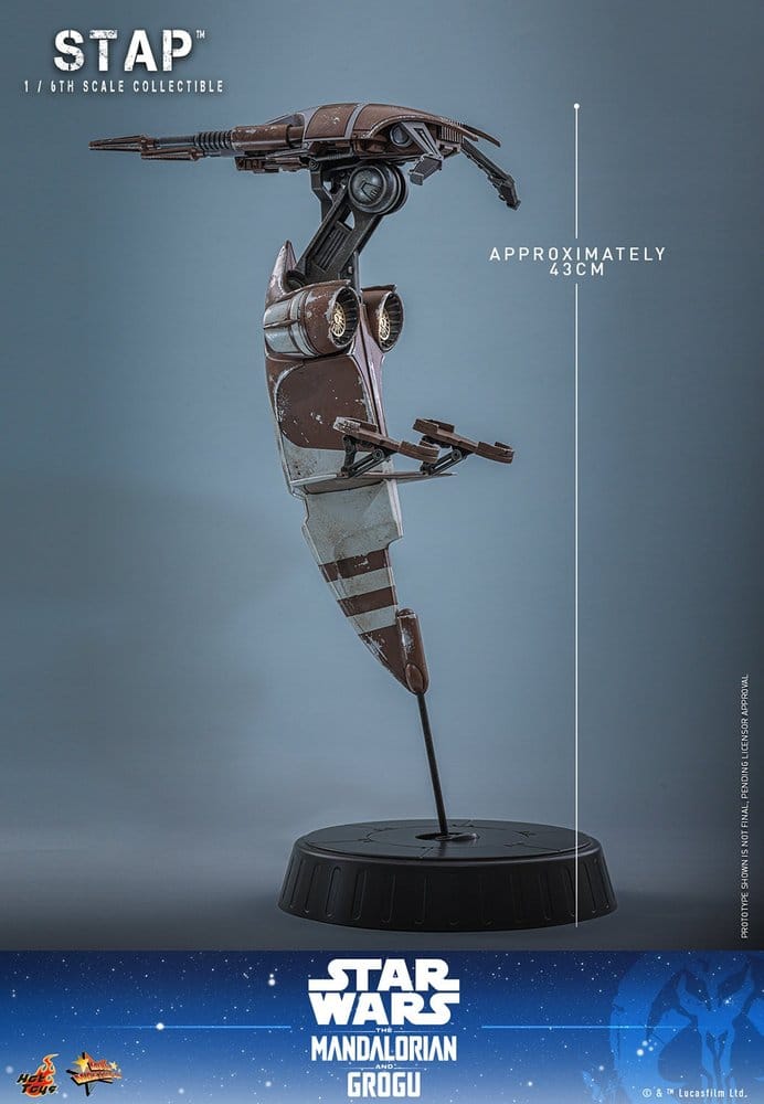 Star Wars: The Mandalorian & Grogu Movie Masterpiece Zubehör 1/6 STAP 32 cm