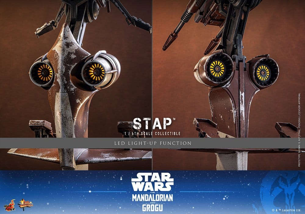 Star Wars: The Mandalorian & Grogu Movie Masterpiece Zubehör 1/6 STAP 32 cm