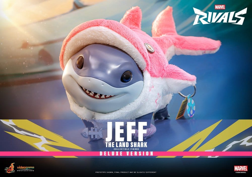 Marvel Rivals Videogame Masterpiece Series Actionfigur Jeff the Land Shark (Deluxe Version) 11 cm