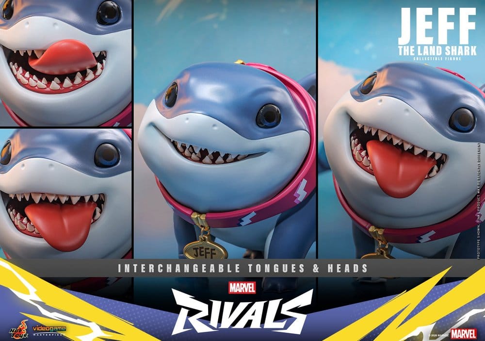Marvel Rivals Videogame Masterpiece Series Actionfigur Jeff the Land Shark 11 cm