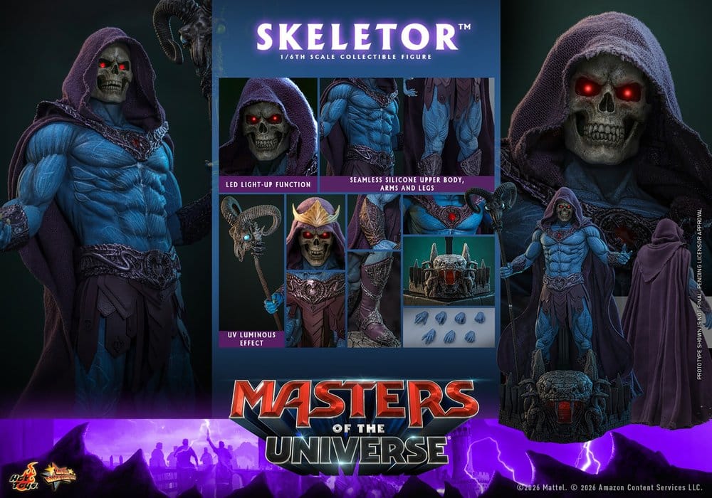 Masters of the Universe Movie Masterpiece Actionfigur 1/6 Skeletor 31 cm
