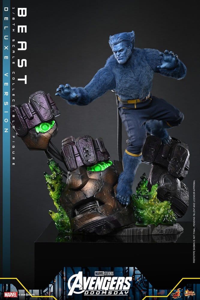 Marvel X-Men Movie Masterpiece Actionfigur 1/6 Beast (Deluxe Version) 33 cm