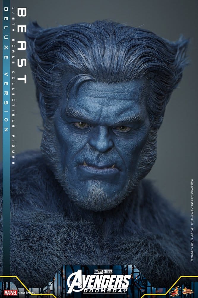 Marvel X-Men Movie Masterpiece Actionfigur 1/6 Beast (Deluxe Version) 33 cm