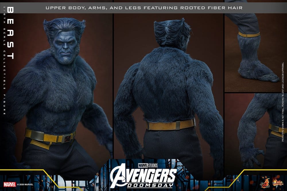 Marvel X-Men Movie Masterpiece Actionfigur 1/6 Beast (Collector Edition) 33 cm