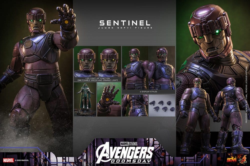 Marvel Sofvi Masterpiece Series Actionfigur Sentinel 60 cm