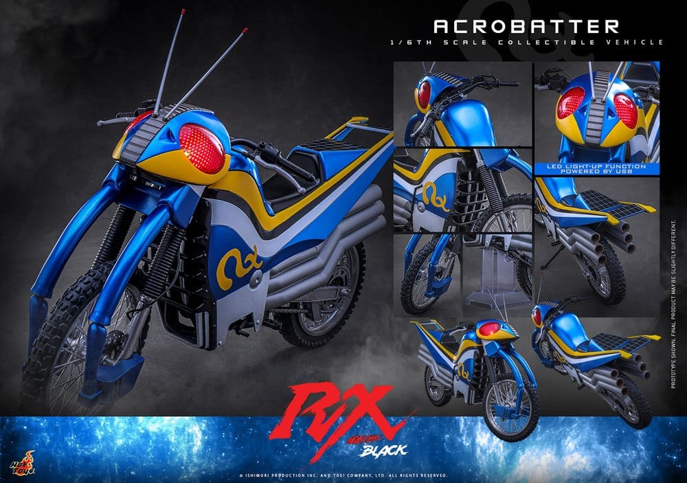 Kamen Rider Black RX Fahrzeug 1/6 Acrobatter 38 cm