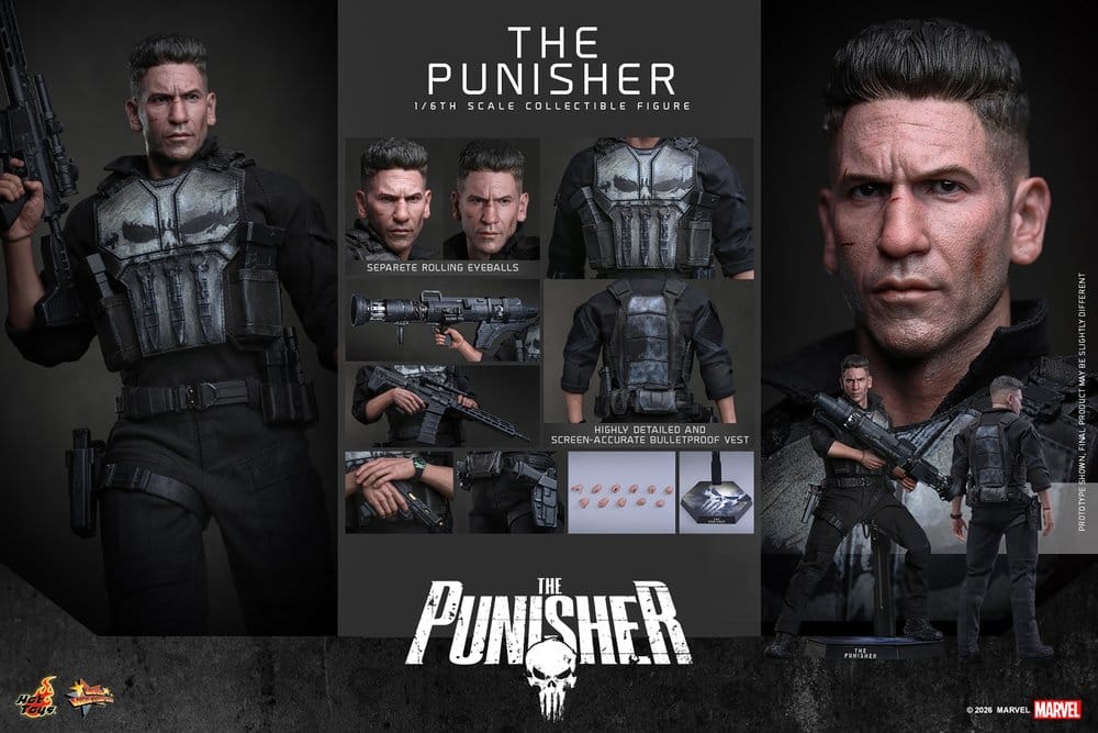 Marvel Actionfigur 1/6 The Punisher 31 cm