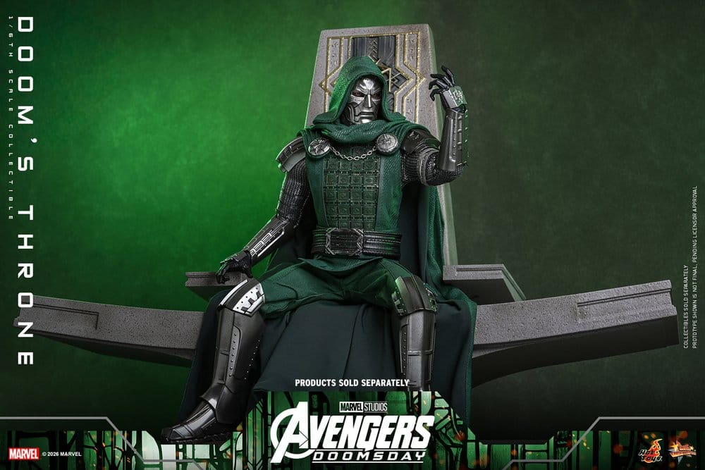 Avengers: Doomsday Movie Masterpiece Actionfiguren-Zubehör 1/6 Doom's Thron 33 cm