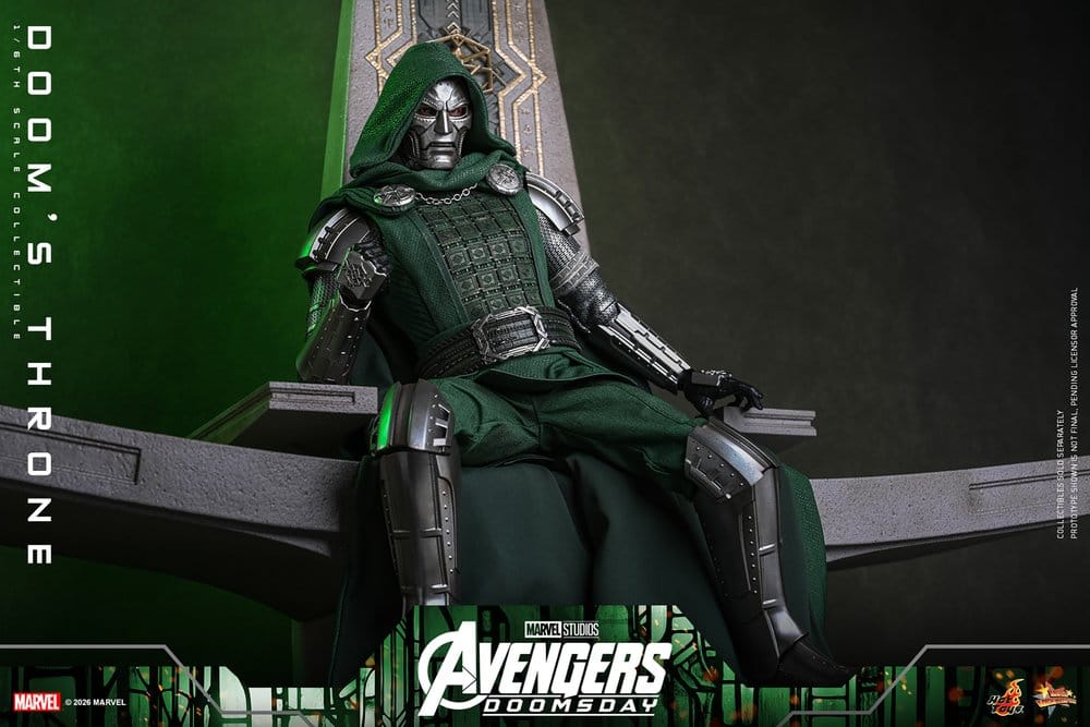 Avengers: Doomsday Movie Masterpiece Actionfiguren-Zubehör 1/6 Doom's Thron 33 cm
