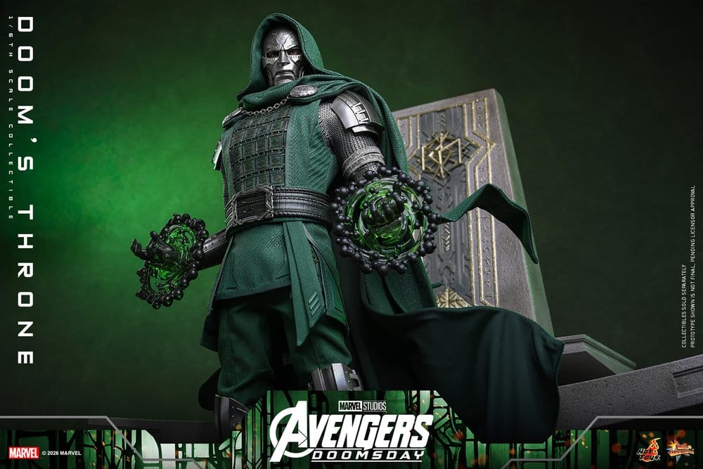 Avengers: Doomsday Movie Masterpiece Actionfiguren-Zubehör 1/6 Doom's Thron 33 cm