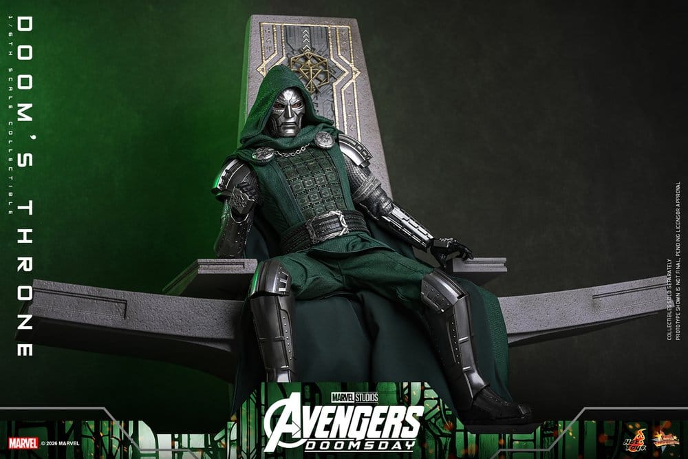 Avengers: Doomsday Movie Masterpiece Actionfiguren-Zubehör 1/6 Doom's Thron 33 cm