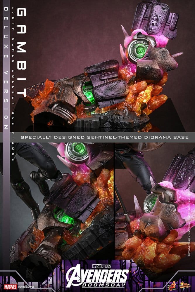 Avengers: Doomsday Movie Masterpiece Actionfigur 1/6 Gambit (Deluxe Version) 31 cm