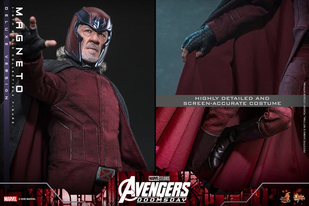 Avengers: Doomsday Movie Masterpiece Actionfigur 1/6 Magneto (Deluxe Version) 30 cm