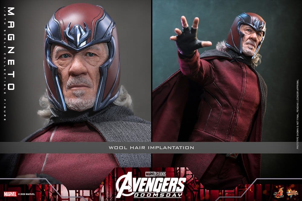Avengers: Doomsday Movie Masterpiece Actionfigur 1/6 Magneto 30 cm