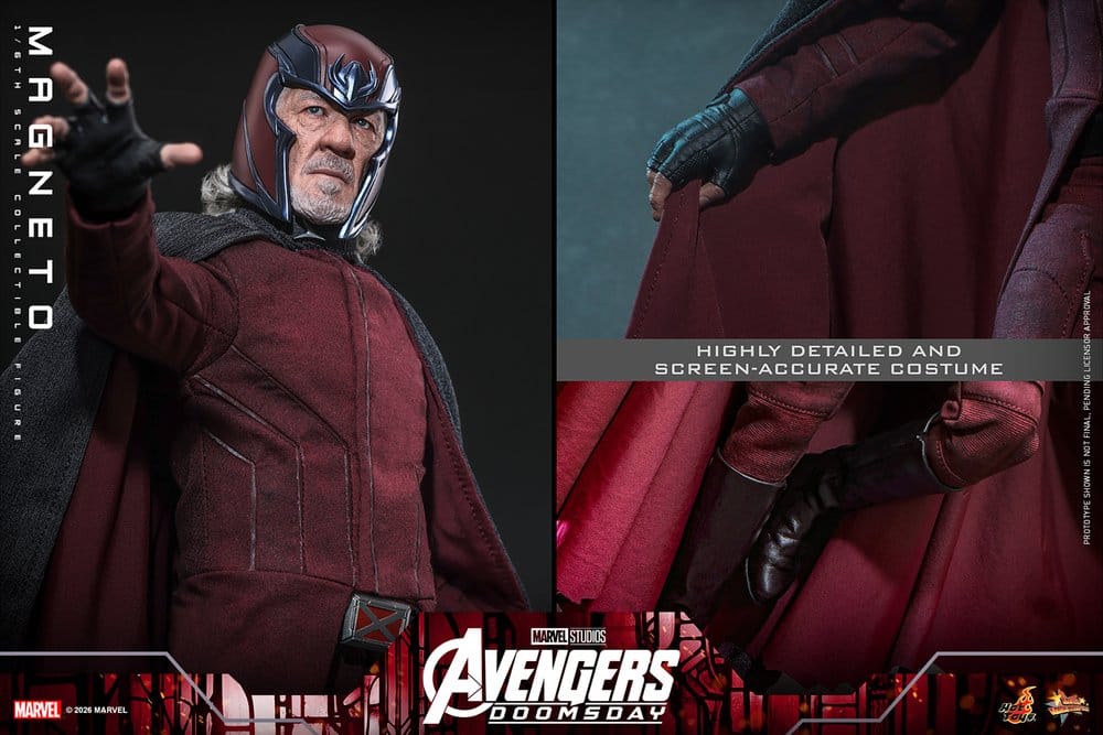 Avengers: Doomsday Movie Masterpiece Actionfigur 1/6 Magneto 30 cm