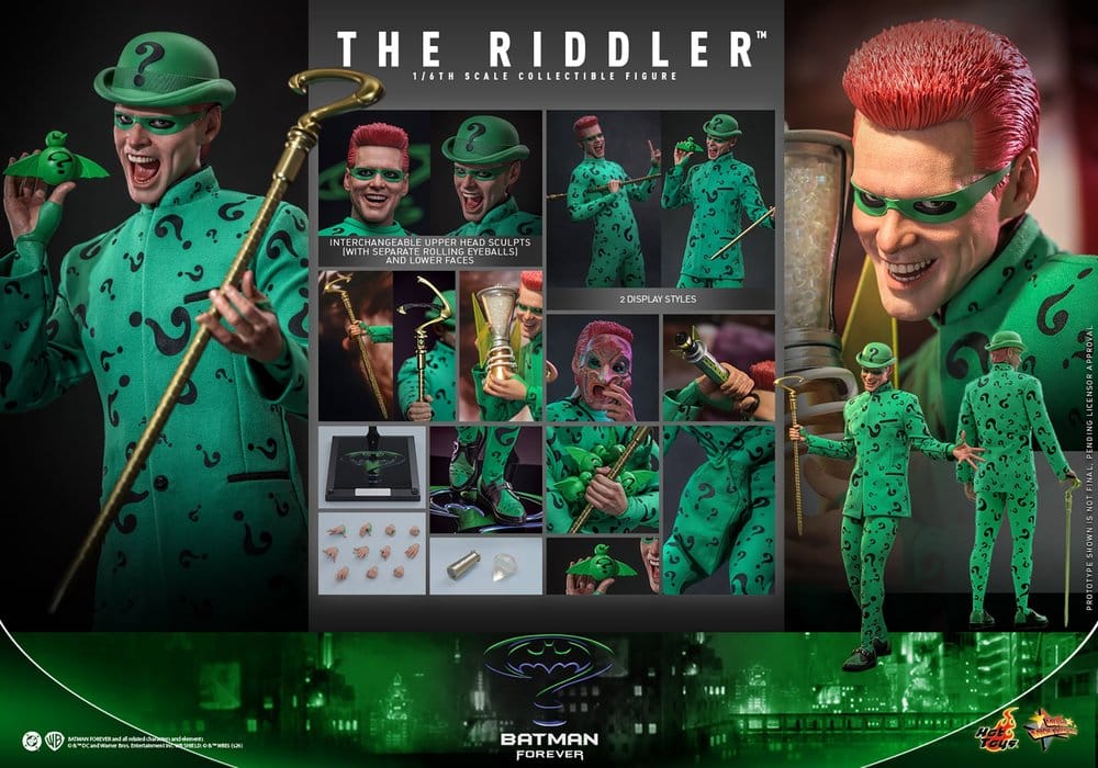 DC Comics Batman Forever Movie Masterpiece Actionfigur 1/6 Riddler 31 cm