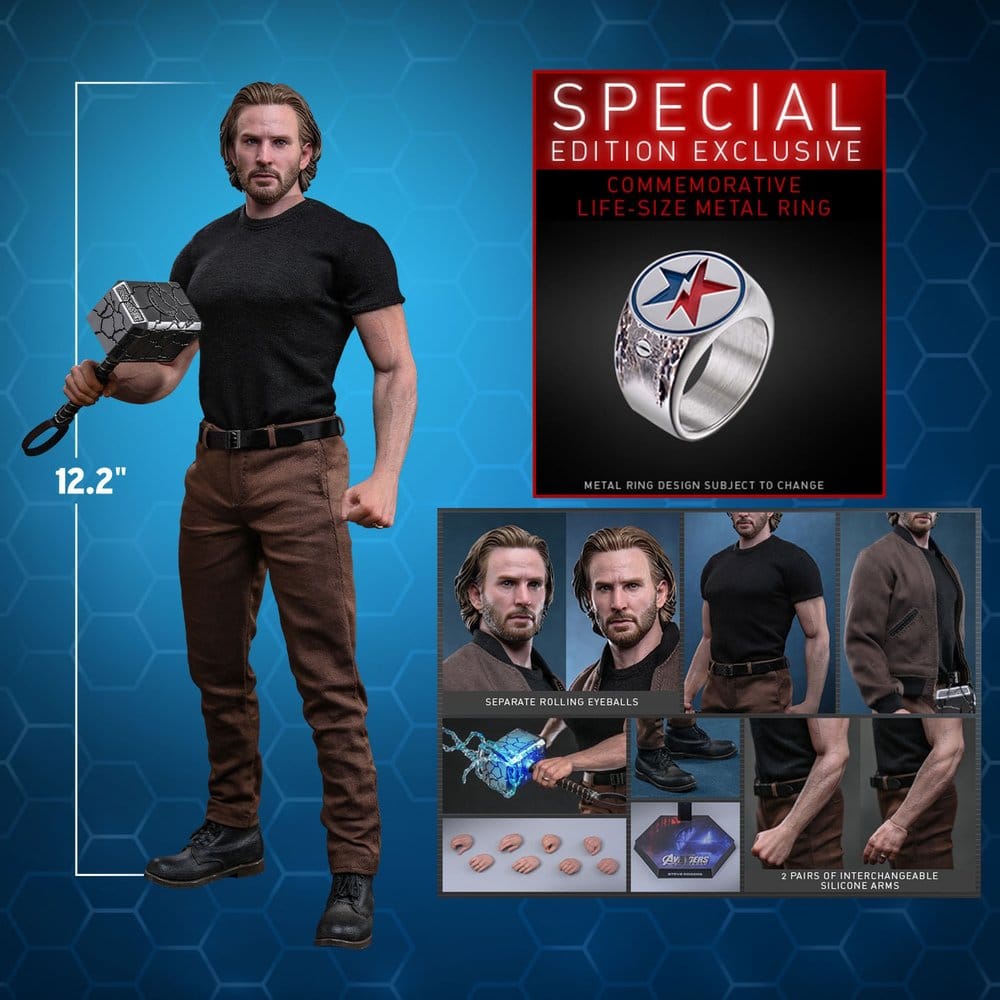 Marvel Avengers: Doomsday Movie Masterpiece Actionfigur 1/6 Steve Rogers (Deluxe Version) 31 cm