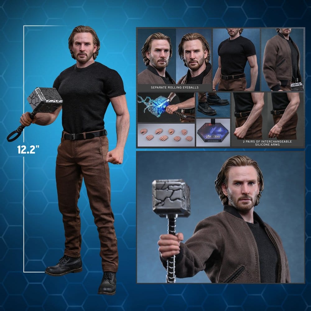 Marvel Avengers: Doomsday Movie Masterpiece Actionfigur 1/6 Steve Rogers 31 cm