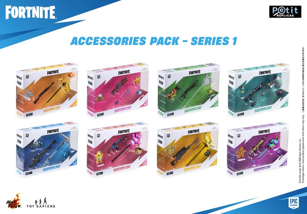 Fortnite Petit Replicas Zubehörpaket Serie 1 Sortiment (8)