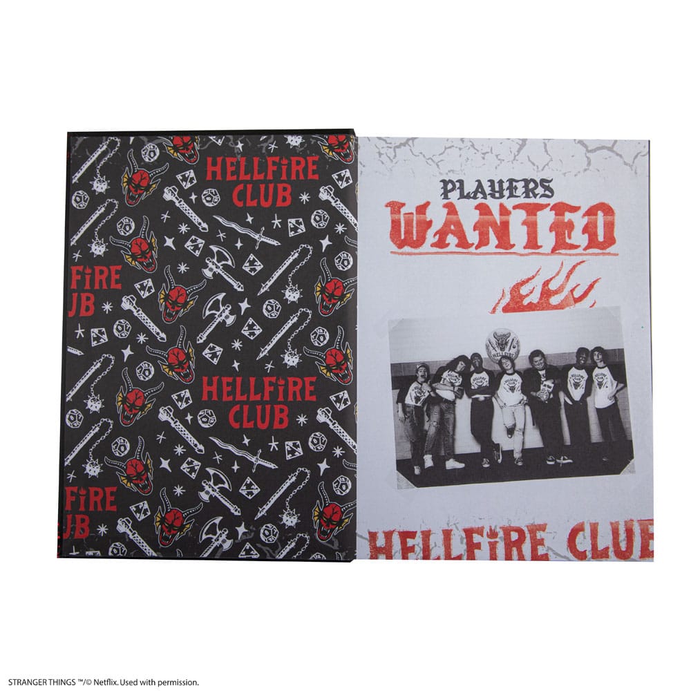 Stranger Things Notizbuch Hell Fire Club 