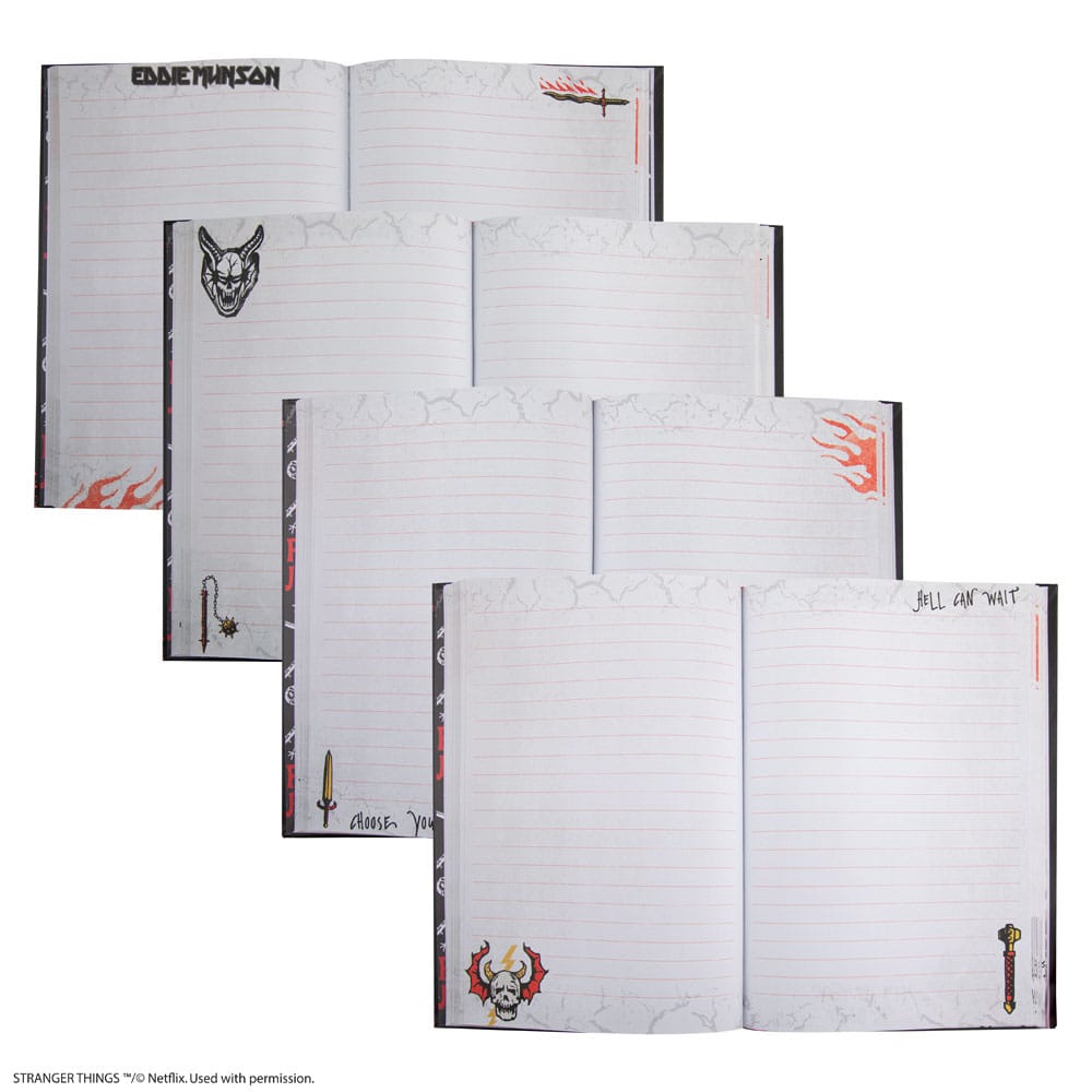 Stranger Things Notizbuch Hell Fire Club 