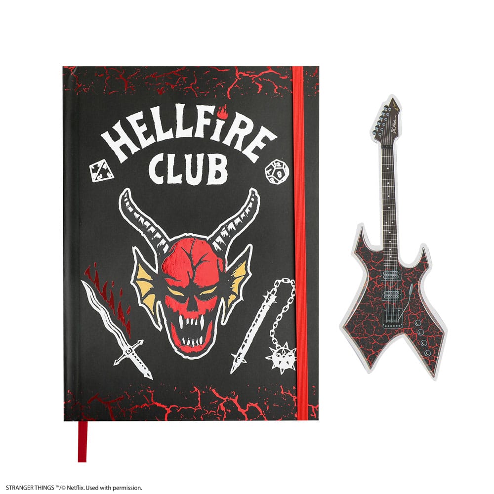 Stranger Things Notizbuch Hell Fire Club 
