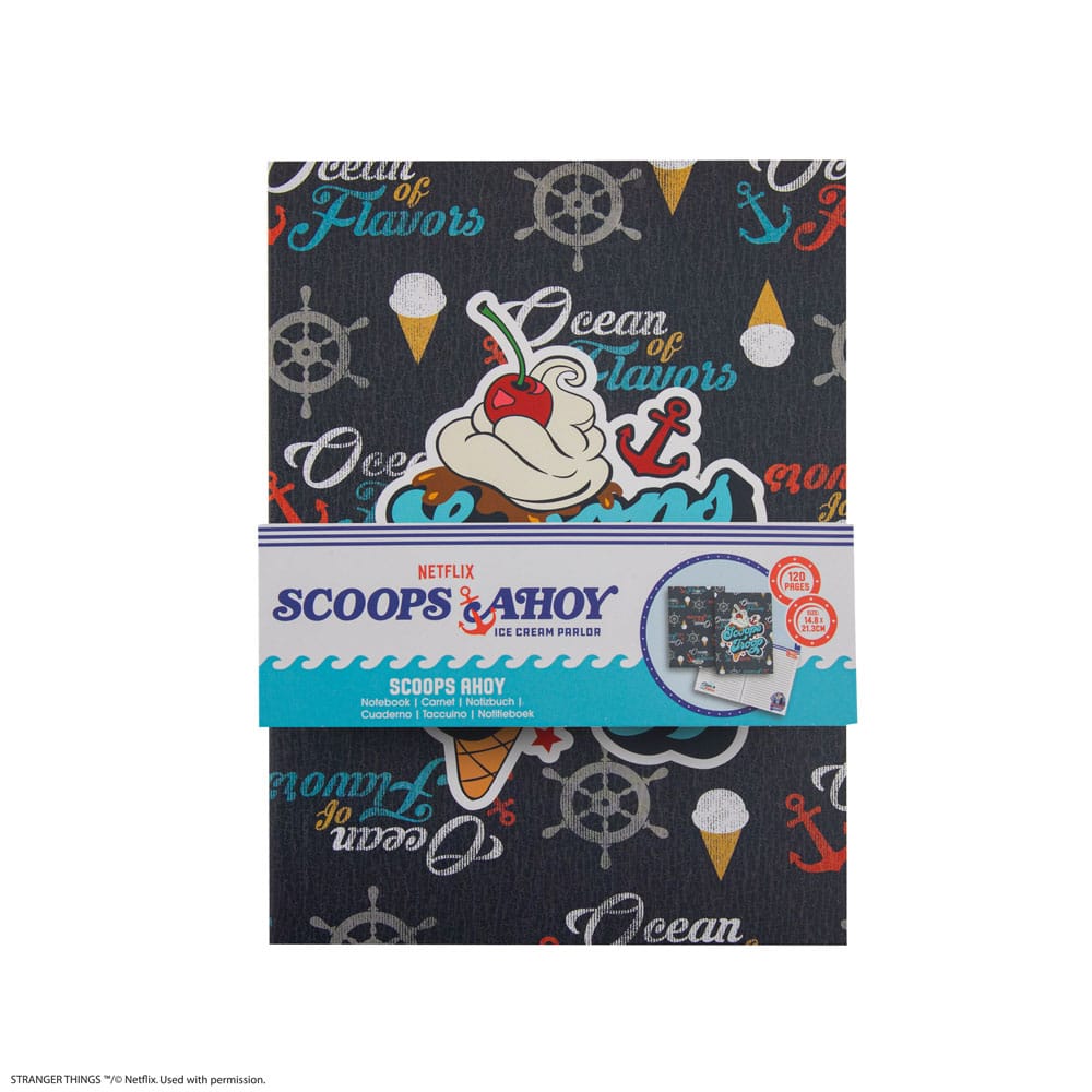 Stranger Things Notizbuch Scoops Ahoy Softcover